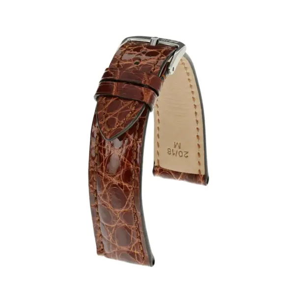 RIOS1931 Heritage - Uhrenarmband aus Alligatorenleder (249) - Mahagoni