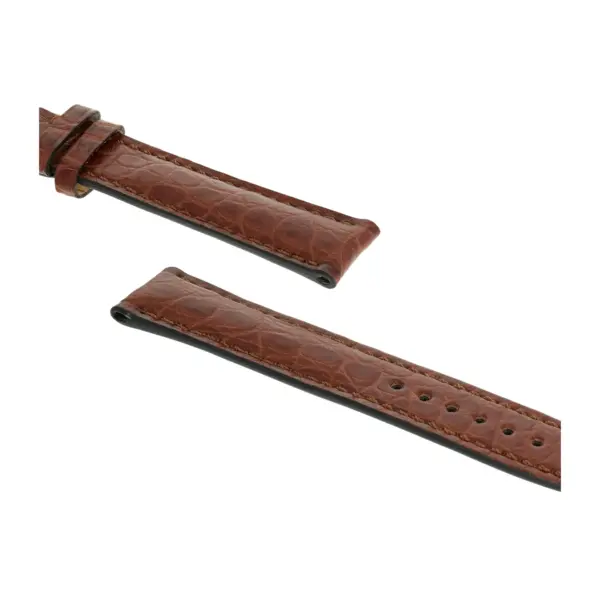 RIOS1931 Imperial - Uhrenarmband aus Alligatorenleder (248) - Mahagoni – Bild 3