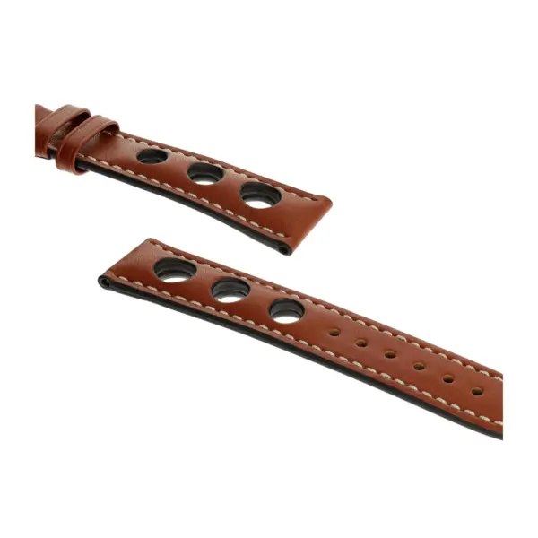RIOS1931 Kaluga - Uhrenarmband aus Juchtenleder (205) - Cognac – Bild 3