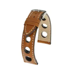 RIOS1931 Kaluga - Uhrenarmband aus Juchtenleder (205) - Honig