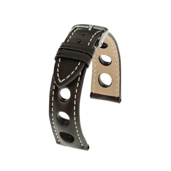 RIOS1931 Kaluga - Uhrenarmband aus Juchtenleder (205) - Mokka