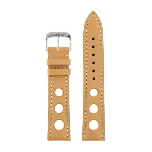 RIOS1931 Kaluga - Uhrenarmband aus Juchtenleder (205) - Sand – Bild 2