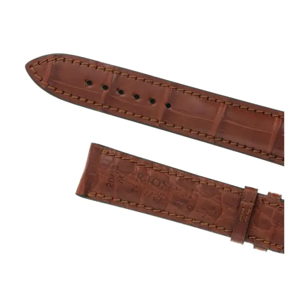 RIOS1931 Monarch - Uhrenarmband aus Alligatorenleder (266) - Mahagoni – Bild 4