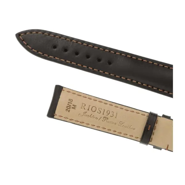 RIOS1931 Moscow - Uhrenarmband aus Juchtenleder (200) - Mokka – Bild 4