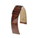 RIOS1931 Premier - Alligator Leather Watch Strap (273) - Mahogany
