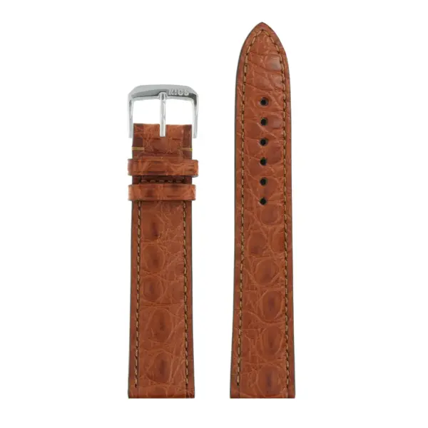 RIOS1931 Prestige - Uhrenarmband aus Alligatorenleder (244) - Cognac – Bild 2