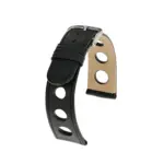 RIOS1931 Racing - Cowhide Watch Strap (21) - Black