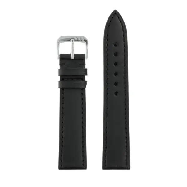 RIOS1931 Samara - Uhrenarmband aus Juchtenleder (202) - Schwarz – Bild 2