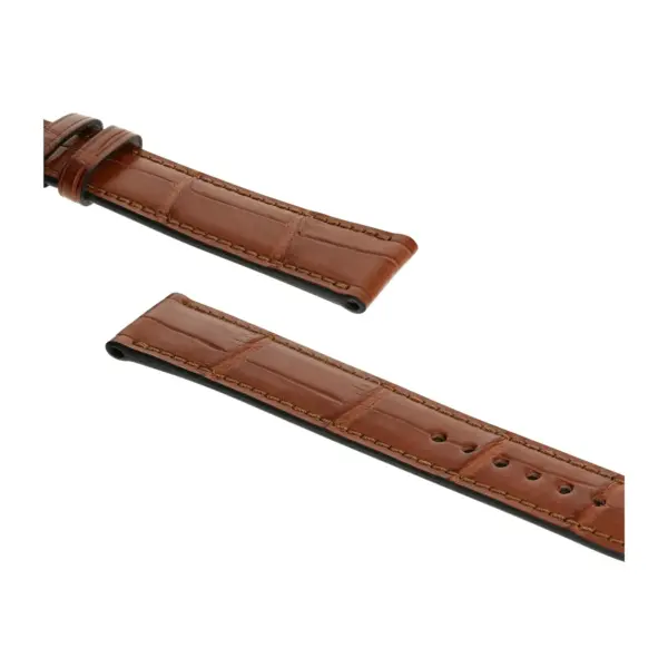 RIOS1931 Senator - Uhrenarmband aus Alligatorenleder (272) - Cognac – Bild 3