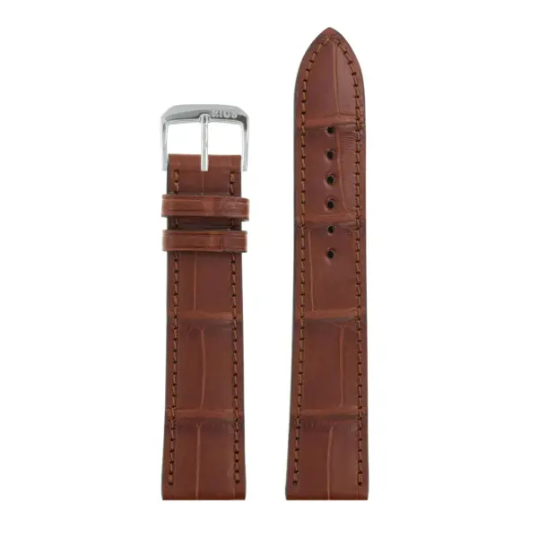 RIOS1931 Senator - Uhrenarmband aus Alligatorenleder (272) - Mahagoni – Bild 2