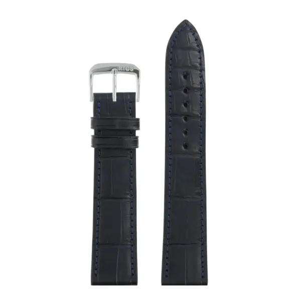 RIOS1931 Senator - Uhrenarmband aus Alligatorenleder (272) - Ozeanblau – Bild 2
