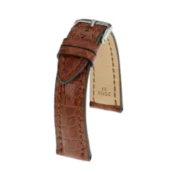 RIOS1931 Superior - Uhrenarmband aus Alligatorenleder (252) - Mahagoni