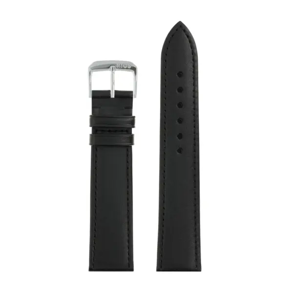 RIOS1931 Toscana - Uhrenarmband aus Kalbsleder (102) - Schwarz – Bild 2