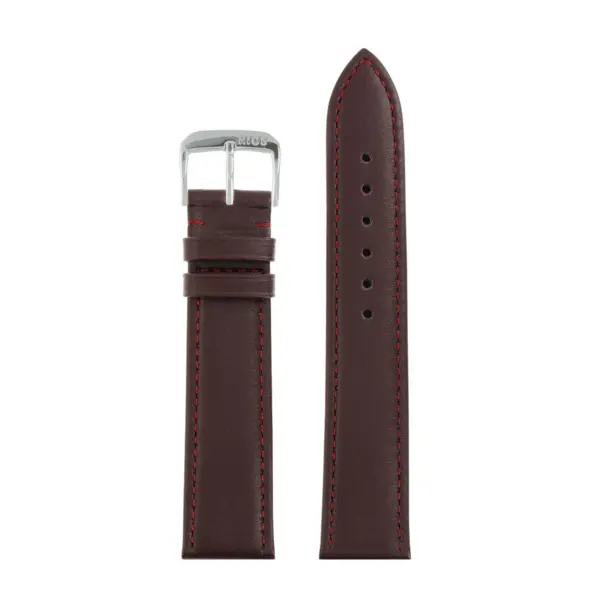 RIOS1931 Toscana - Uhrenarmband aus Kalbsleder (102) - Bordeaux – Bild 2