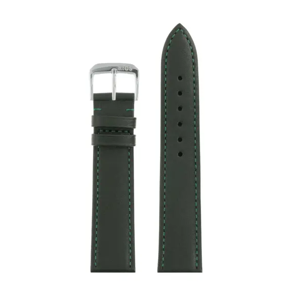 RIOS1931 Toscana - Uhrenarmband aus Kalbsleder (102) - Forstgrün – Bild 2