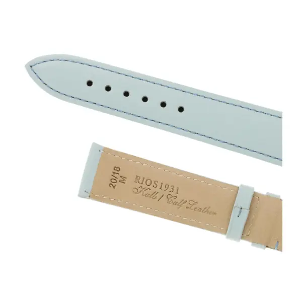 RIOS1931 Toscana - Uhrenarmband aus Kalbsleder (102) - Eisblau – Bild 4