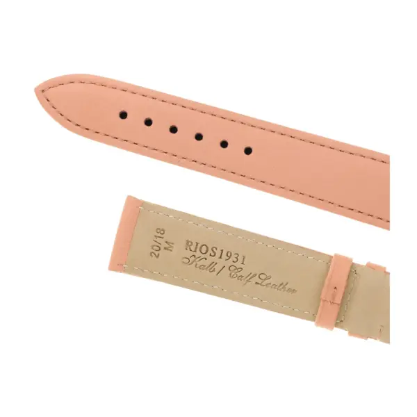 RIOS1931 Toscana - Uhrenarmband aus Kalbsleder (102) - Rosa – Bild 4
