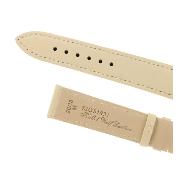 RIOS1931 Toscana - Uhrenarmband aus Kalbsleder (102) - Sand – Bild 4