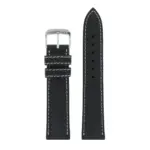 RIOS1931 Weilheim - Organic Leather Watch Strap (429) - Black