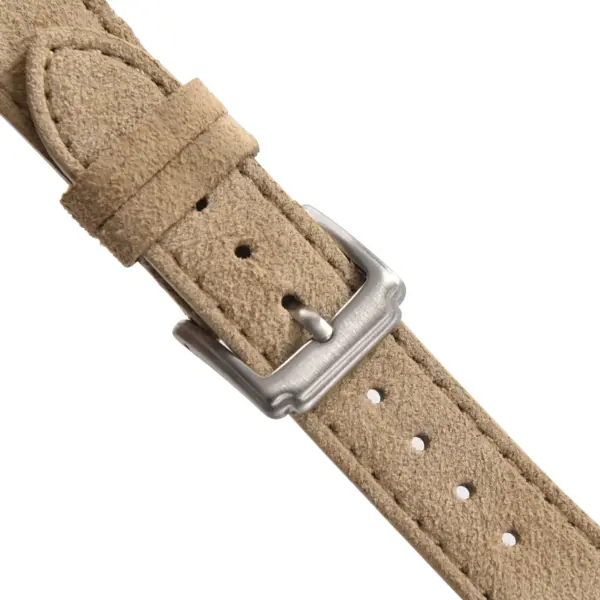 CHROONOO Wildleder Uhrenarmband - Beige – Bild 3