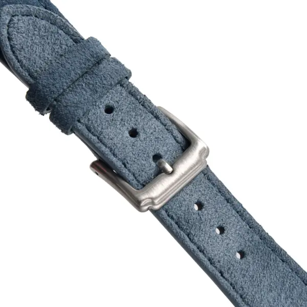CHROONOO Wildleder Uhrenarmband - Blau – Bild 3