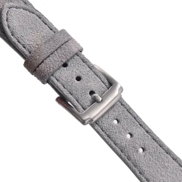 CHROONOO Wildleder Uhrenarmband - Grau – Bild 3