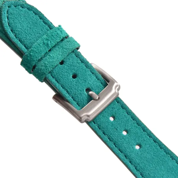 CHROONOO Wildleder Uhrenarmband - Türkis – Bild 3