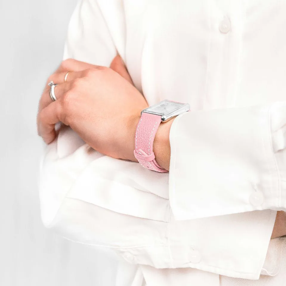 HIRSCH Bologna - Leder Uhrenarmand - Rosa – Bild 5