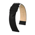 HIRSCH Forest - Leather Watch Strap - Black
