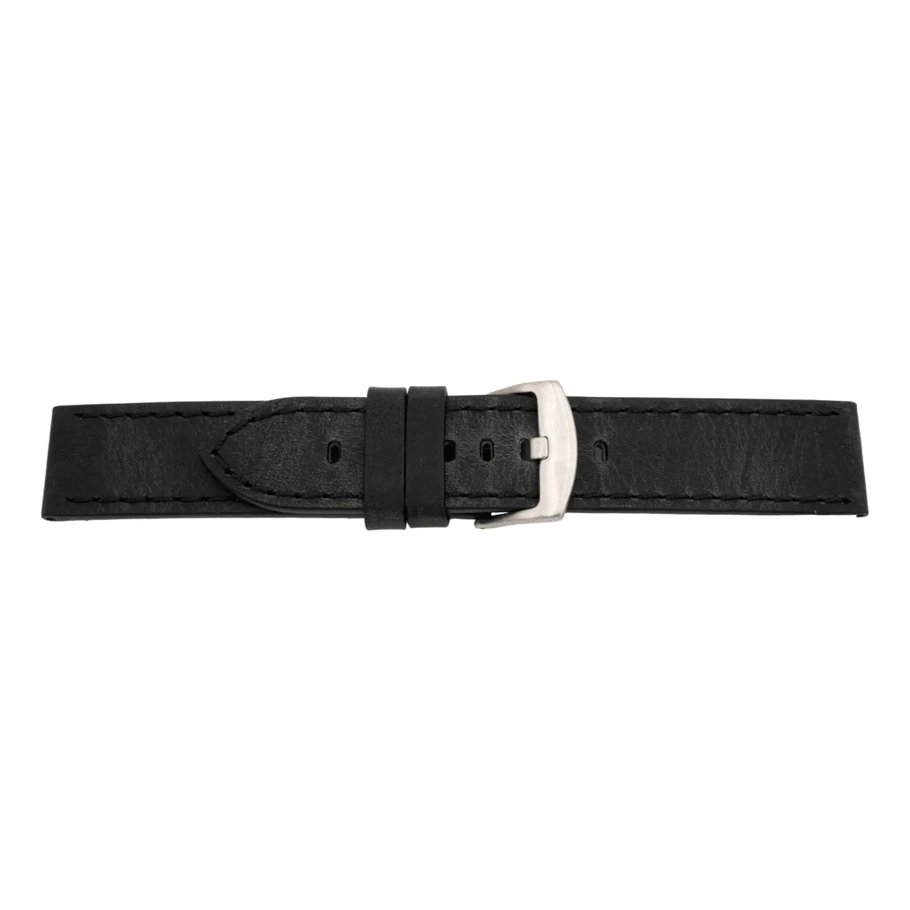 Pebro Horween® Leder-Uhrenarmband (1131) - Schwarz