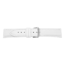 Pebro Leder Uhrenarmband (1159) - Weiß