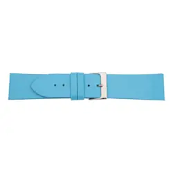 Pebro Premium Leder Uhrenarmband (1140) - XS - Hellblau