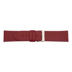 Pebro Premium Leder Uhrenarmband (1155) - XS - Dunkelrot